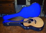 Vintage Yamaha Model FG-150 Red Label Acoustic Guitar & Hard Case