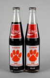 Two Clemson 1981 National Champions Commemorative Coke Bottles