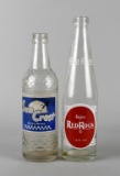 Two Vintage Soda Bottles: Sun Crest (Asheville, NC) & Red Rock
