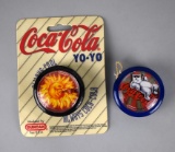 Lot of Two Vintage Duncan Toys Coca-Cola Yo-Yos