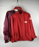 Lot of Vintage Worn Dr. Pepper Uniform Pieces: Two Jackets, One Shirt, & Three Pairs Pants