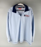 Coca Cola Brand Ice Blue Coca-Cola Fleece Pullover Size Adult