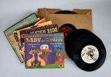 Vintage Promotional Records, Little Golden Book & Other 45s + Bill Monroe Columbia 78 (#37294)