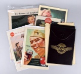 Vintage Lot of 1950s Coca-Cola Magazine Advertisements
