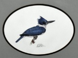 Webb Garrison (American, 1944-2011) Kingfisher Lithographic Print (#601/2000)