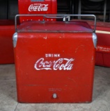 Vintage TempRite Mfg. Co. Coca-Cola Metal Advertising Cooler/Chest with Bottle Opener