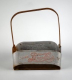 Vintage Pepsi-Cola Metal Bottle Carrier