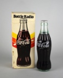 Vintage Coca-Cola  Advertising Battery Powered Bottle Transistor Radio