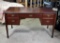 Vintage Mahogany Finish Federal Style Computer Desk by Bombay Co.