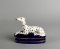Fitz & Floyd Staffordshire Style Dalmatian Dog Figural Trinket Box