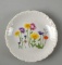 Small Denby Limoges Porcelain Dish with Floral Motif, France