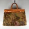 Vintage Ralph Lauren Tapestry & Leather Carpet Bag, Italy