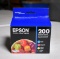 Unopened Box of Four Epson 200 Standard Capacity Color Ink Cartridges