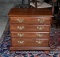 Vintage Chippendale Style Mahogany Small Chest