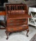 Vintage Mahogany Queen Anne Secretary Desk by Maddox of Jamestown NY