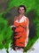 EG Macomber (XXI) Woman in Red Dress, Oil on Canvas, Signed Lower Right