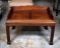 Vintage Baker Charleston Reproductions Chinese Chippendale Style Mahogany Tray Top Coffee Table