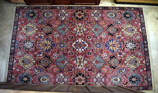 Karastan Williamsburg Restoration Wool Kerman Vase Area Rug, 5.8 x 8.11'