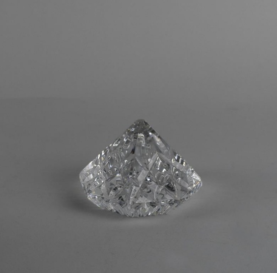 Waterford Lismore Diamond Gem Shaped Paperweight
