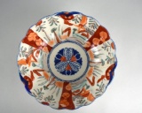 19th C. Japanese Export Imari Ware Porcelain Scalloped Edge Bowl