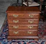 Vintage Chippendale Style Mahogany Small Chest