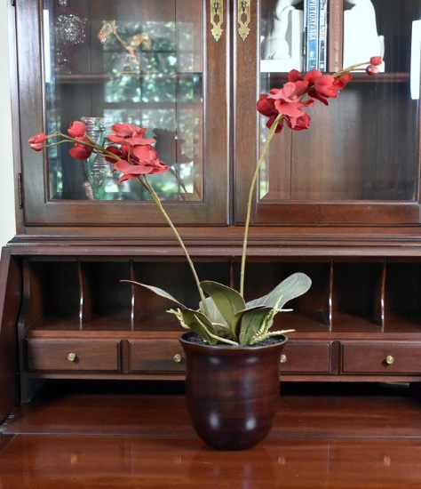 Decorative Faux Orchid Plant