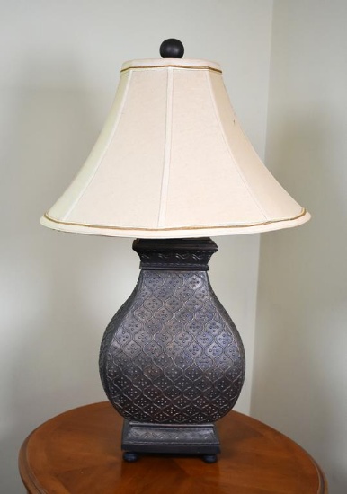 Bronze Finish Metal Urn Form Table Lamp