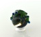 Unmarked Art Glass Orb/Marble with Applied Frog