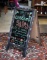 Two-Sided Easel Sidewalk Chalkboard