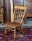 Vintage Medium-Size Shaker Influenced Hard Wood Rocking Chair