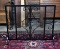 Contemporary Black Metal Gate-Style Fire Screen
