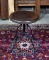 Victorian Wrought Iron Adjustable Swivel Piano or Organ Stool, Oak Seat