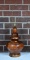 Bruce Logan “Artistry in Wood” Hand Crafted Lamp with Original Design in Ginger Jar Shape, Virginia