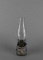 Antique Small Clear Ribbed Glass Oil Lamp