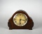 British Made Walnut Case Chiming Mantle Clock (No. 112199) with Pendulum