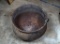 Black Iron Cauldron Marked 12