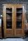 Wonderful Antique Glass-Paneled Oak Library Book Case