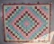 Vintage Signed Mennonite “Trip Around the World” Quilt, Utah 1993