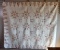 Vintage Dahlia Variation Quilt in Peach & White, Williamsburg VA