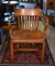 Vintage High Point Bending & Chair Co. Walnut Library Chair No. 6711