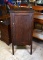 Antique Oak Music or Record Storage Cabinet