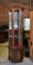 Vintage Mediterranean Style Lighted Curio with Four Shelves