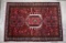 Red Qarajeh Persian Handknotted Wool 3'3” x 4' 10” Area Rug