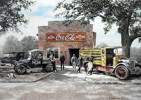 M. Stephen Bach (1959-       , American) Signed Ltd. Ed. Print (272/1500) “1920 Re-Visited”, 1980