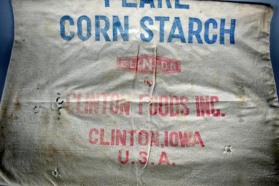 Clinton Foods Pearl Corn Starch Feed Sack, Iowa