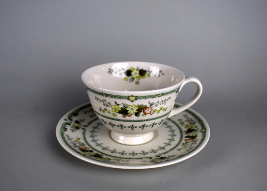 Royal Doulton “Provencal” Teacup & Saucer, England