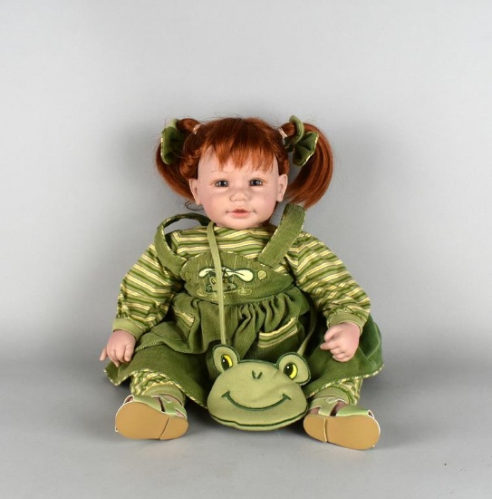 Adora Charisma Toddler “Froggy Fun” Realistic 20” Red Headed Girl Doll