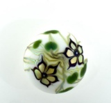 Lundberg Studios Daniel Salazar Glass Paperweight Etched “DS 1095 1975”, California