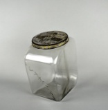 Vintage Planter's Peanuts Streamline Counter Display Jar with Original Lid, USA