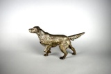 Cast Iron Figural English Setter Hunting Dog Door Stop